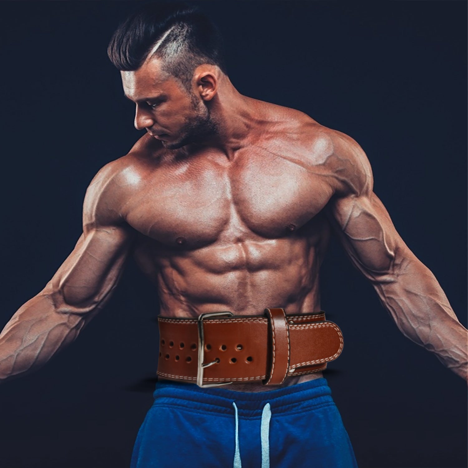 Vintage weightlifting belt